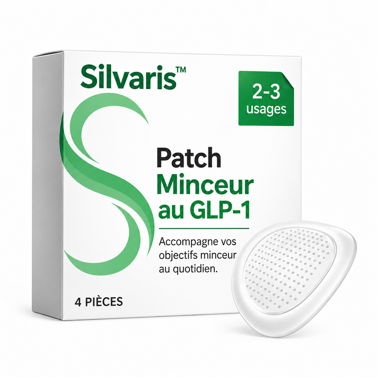 Silvaris™ Patch Minceur au GLP-1 | Perdez jusqu’à 4,3 kilos de graisse en 5 jours !