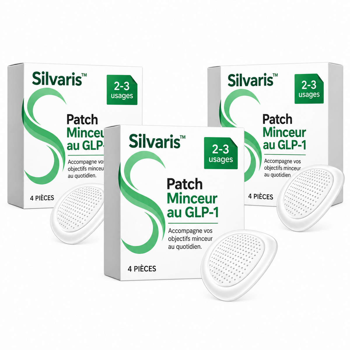 Silvaris™ Patch Minceur au GLP-1 | Perdez jusqu’à 4,3 kilos de graisse en 5 jours !