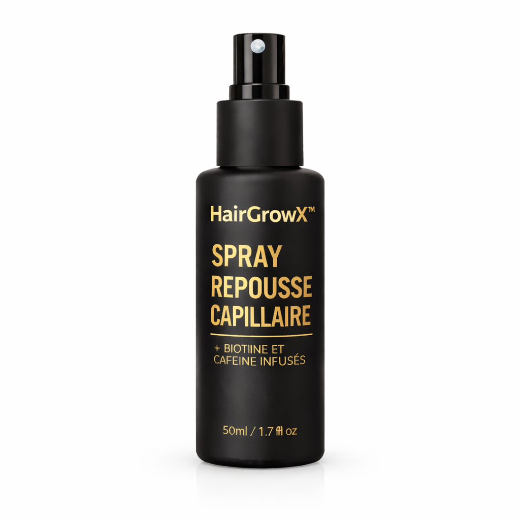 HairGrowX™ Spray Repousse Capillaire | Retrouvez des cheveux plus denses en seulement 14 jours !
