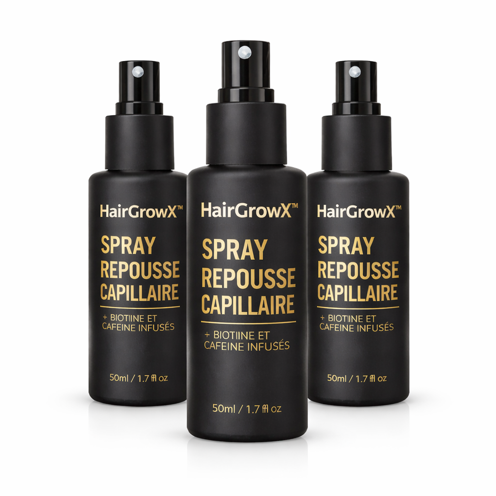 HairGrowX™ Spray Repousse Capillaire | Retrouvez des cheveux plus denses en seulement 14 jours !