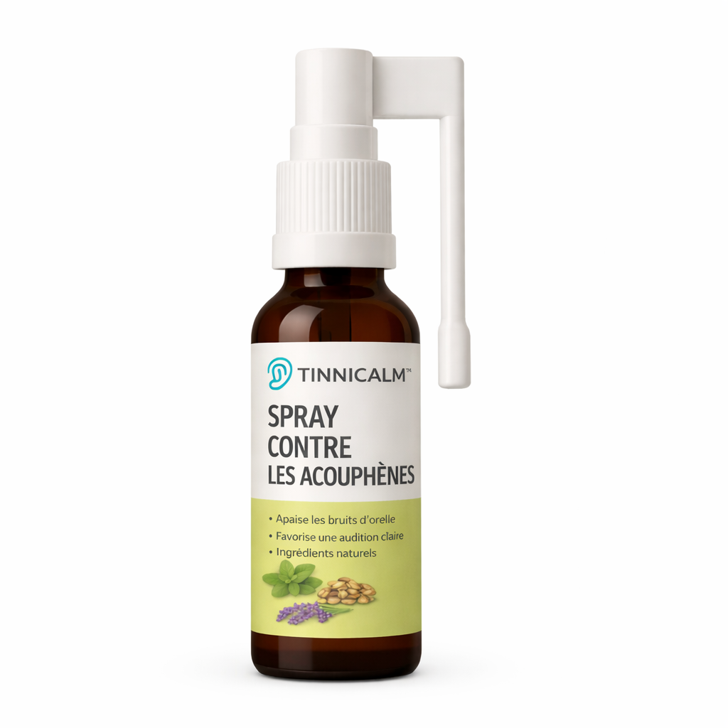 TinniCalm™ Spray contre les acouphènes | Un soulagement perceptible en seulement 7 jours !
