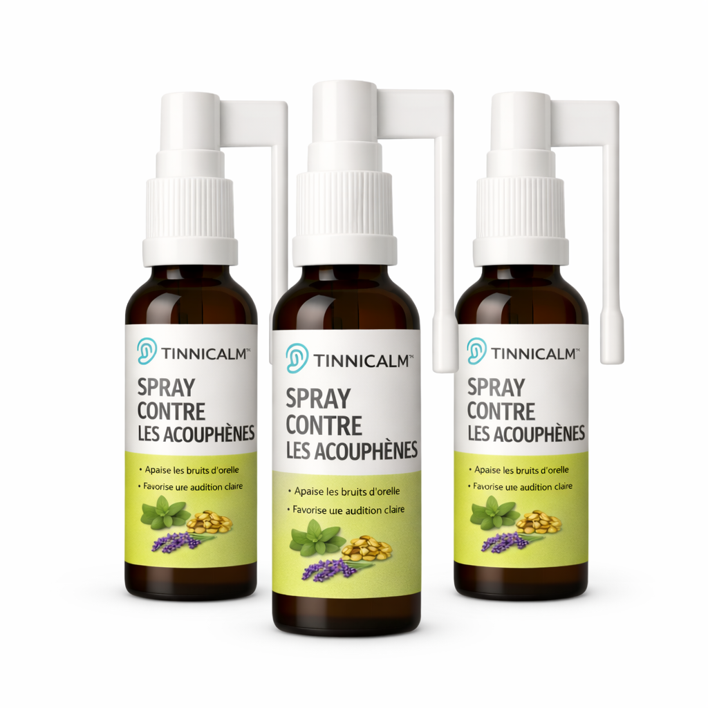 TinniCalm™ Spray contre les acouphènes | Un soulagement perceptible en seulement 7 jours !