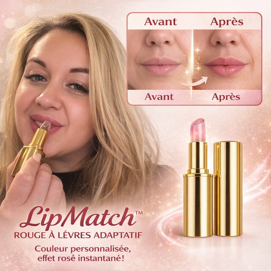 LipMatch™ Rouge à Lèvres Adaptatif | S’adapte à votre pH et révèle la couleur parfaite pour des lèvres sublimes en quelques secondes !