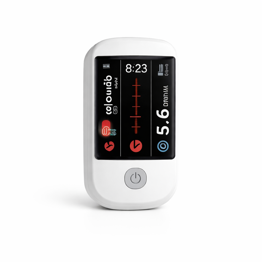 GlucoTouch™ Moniteur Sans Aiguille | Oubliez les piqûres, posez votre doigt et contrôlez votre glycémie en 5 secondes sans douleur !