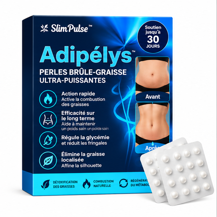 Adipélys™ Perles Brûle-Graisse Ultra-Puissantes | Éliminent 6 kg de graisse en 5 jours seulement!