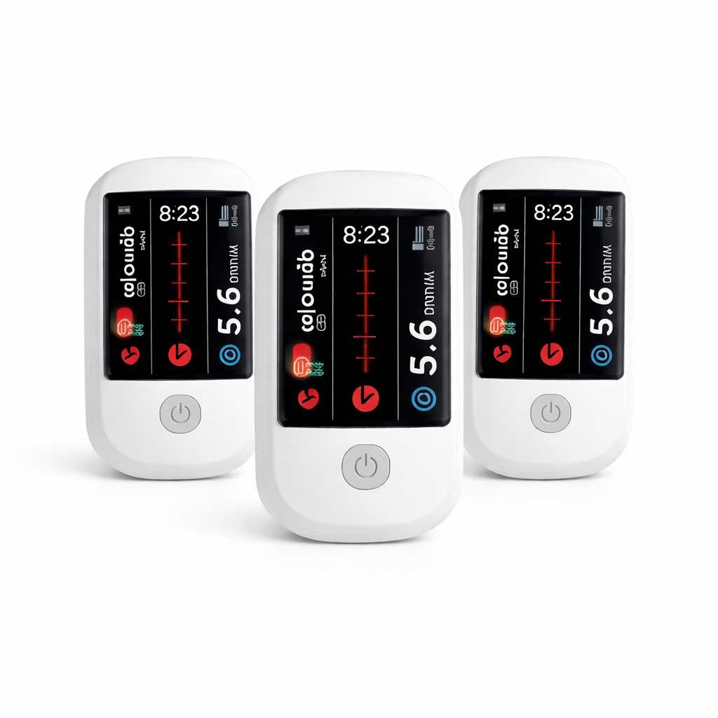 GlucoTouch™ Moniteur Sans Aiguille | Oubliez les piqûres, posez votre doigt et contrôlez votre glycémie en 5 secondes sans douleur !