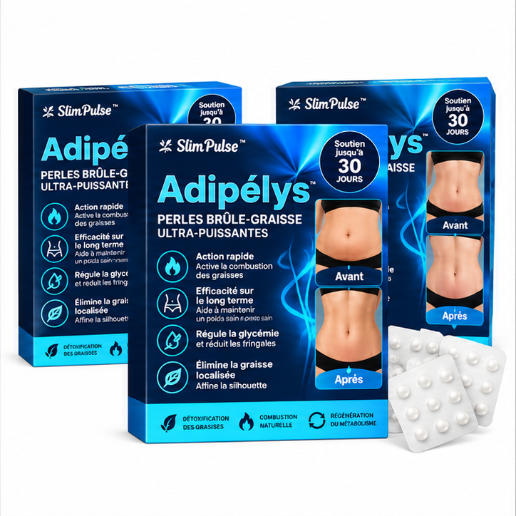 Adipélys™ Perles Brûle-Graisse Ultra-Puissantes | Éliminent 6 kg de graisse en 5 jours seulement!