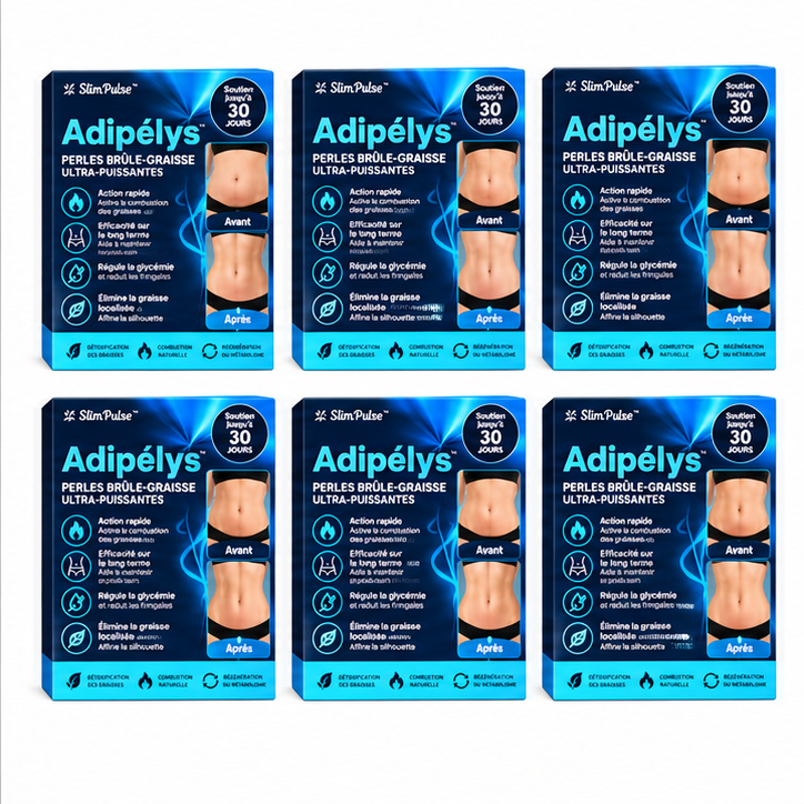 Adipélys™ Perles Brûle-Graisse Ultra-Puissantes | Éliminent 6 kg de graisse en 5 jours seulement!