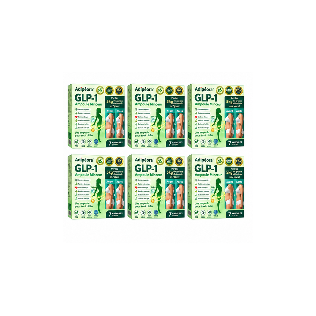 Adipéora™ Ampoule Minceur au GLP‑1 | Perdez 5 kg de graisse abdominale en 7 jours!
