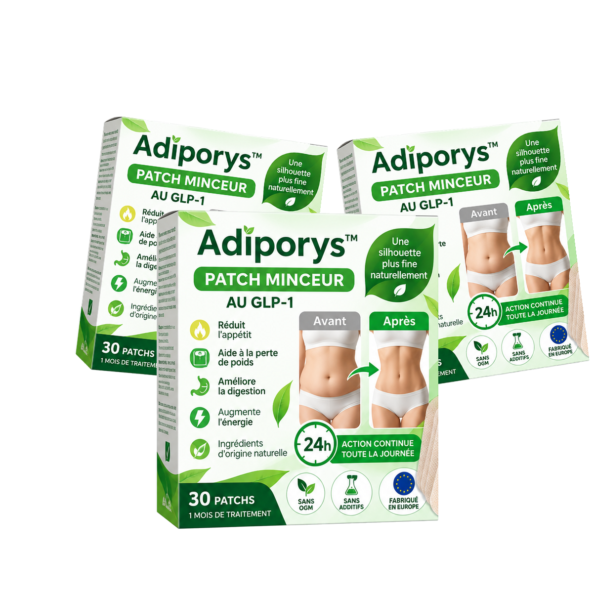 Adiporys™ Patch Minceur au GLP-1 | Perdez jusqu’à 4,3 kilos de graisse en 5 jours!