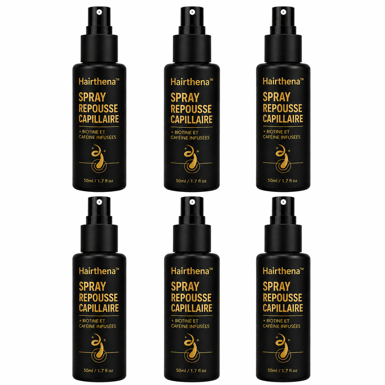 Hairthena™ Spray Repousse Capillaire | Retrouvez des cheveux plus denses en seulement 14 jours !