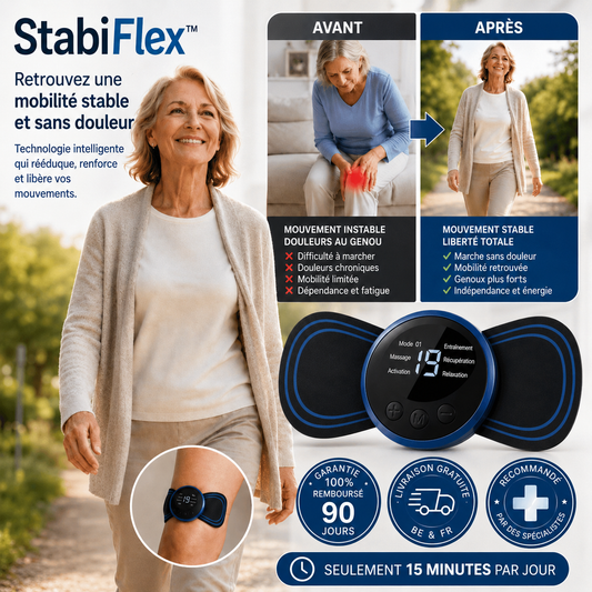 StabiFlex™ Activateur Musculaire EMS Muscle Activator | Retrouvez le plaisir de bouger en toute confiance !