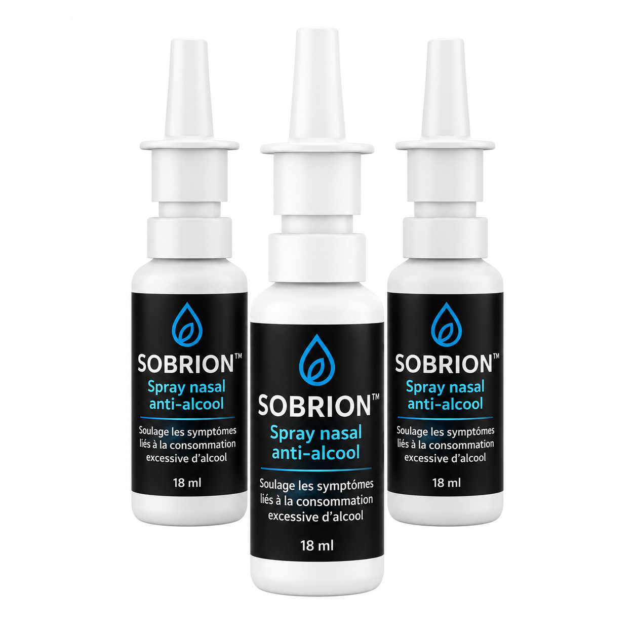 Sobrion™ Spray Nasal Anti-Alcool | Stop votre envie de boire en 3 jours !