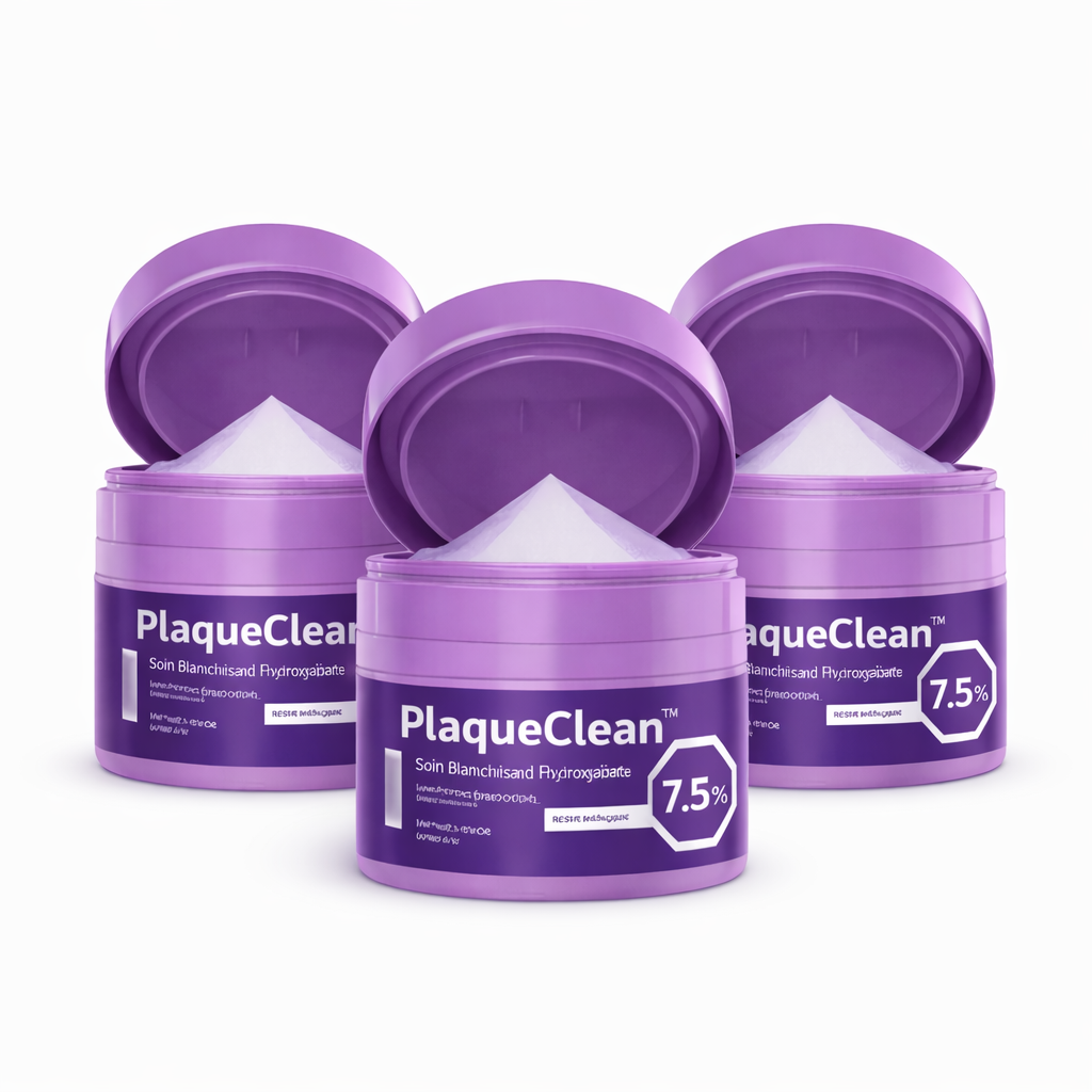 PlaqueClean™ Soin Dentaire | Éliminez 97 % de la plaque et retrouvez un sourire sain en 7 jours !