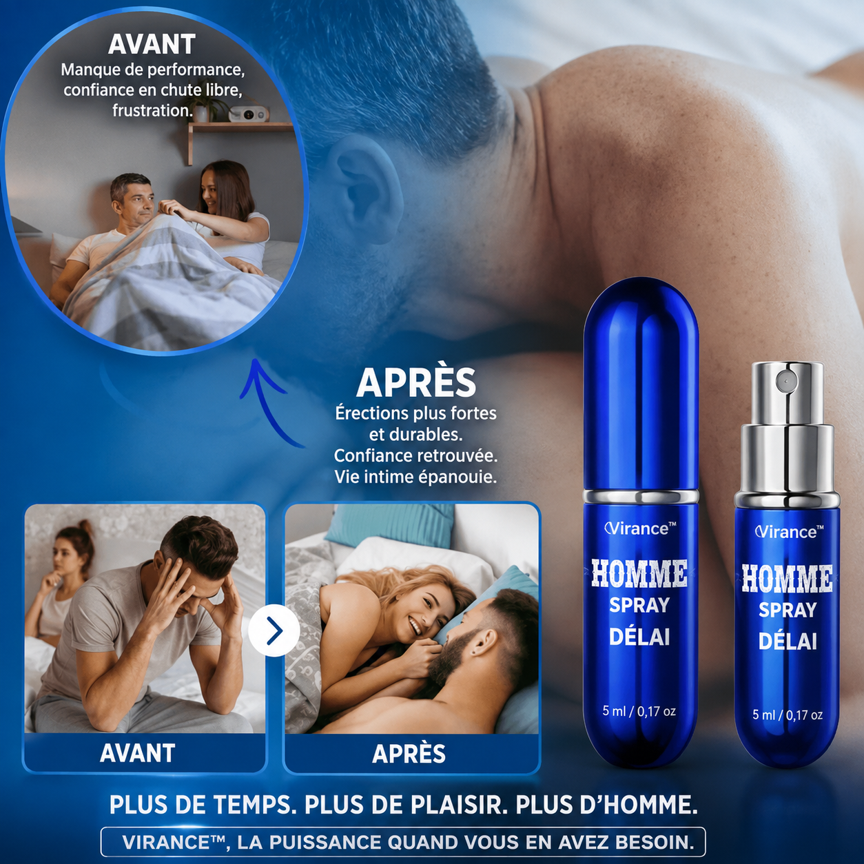 Virance™ Spray Érectile | Dureté maximale instantanée, même après des années d’impuissance!