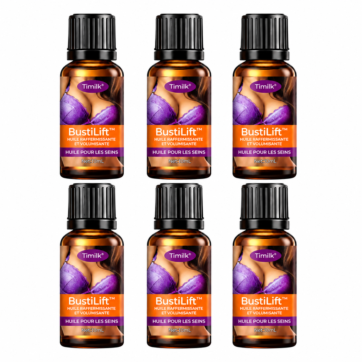 BustiLift™ Huile Sculptante Buste | Galbez et redonnez du volume à votre poitrine en 10 minutes !