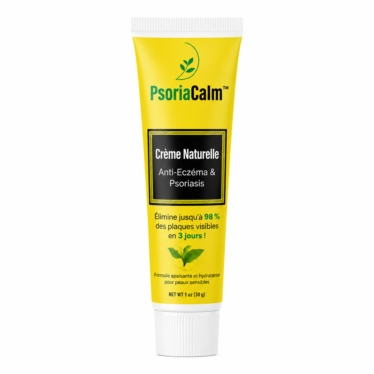 PsoriaCalm™ Crème Naturelle Anti-Eczéma & Psoriasis | Élimine 98 % des plaques et apaise la peau en 3 jours!