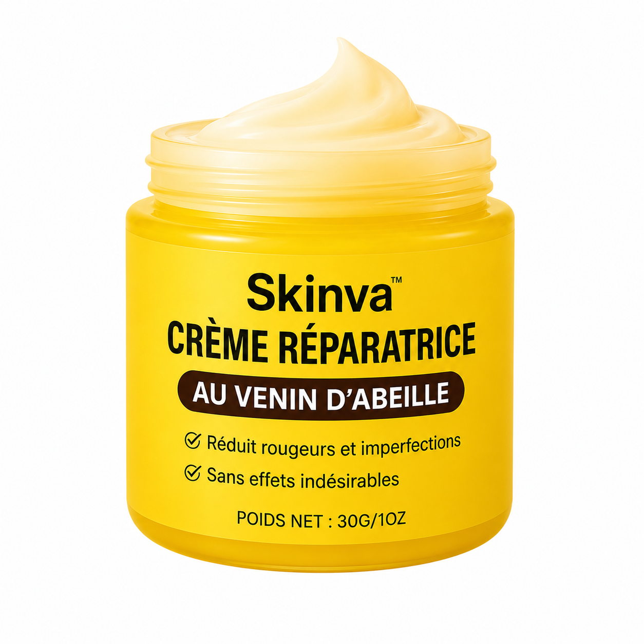 Skinva™ Crème Réparatrice au Venin d’Abeille | Efface rougeurs & imperfections en 3 jours!