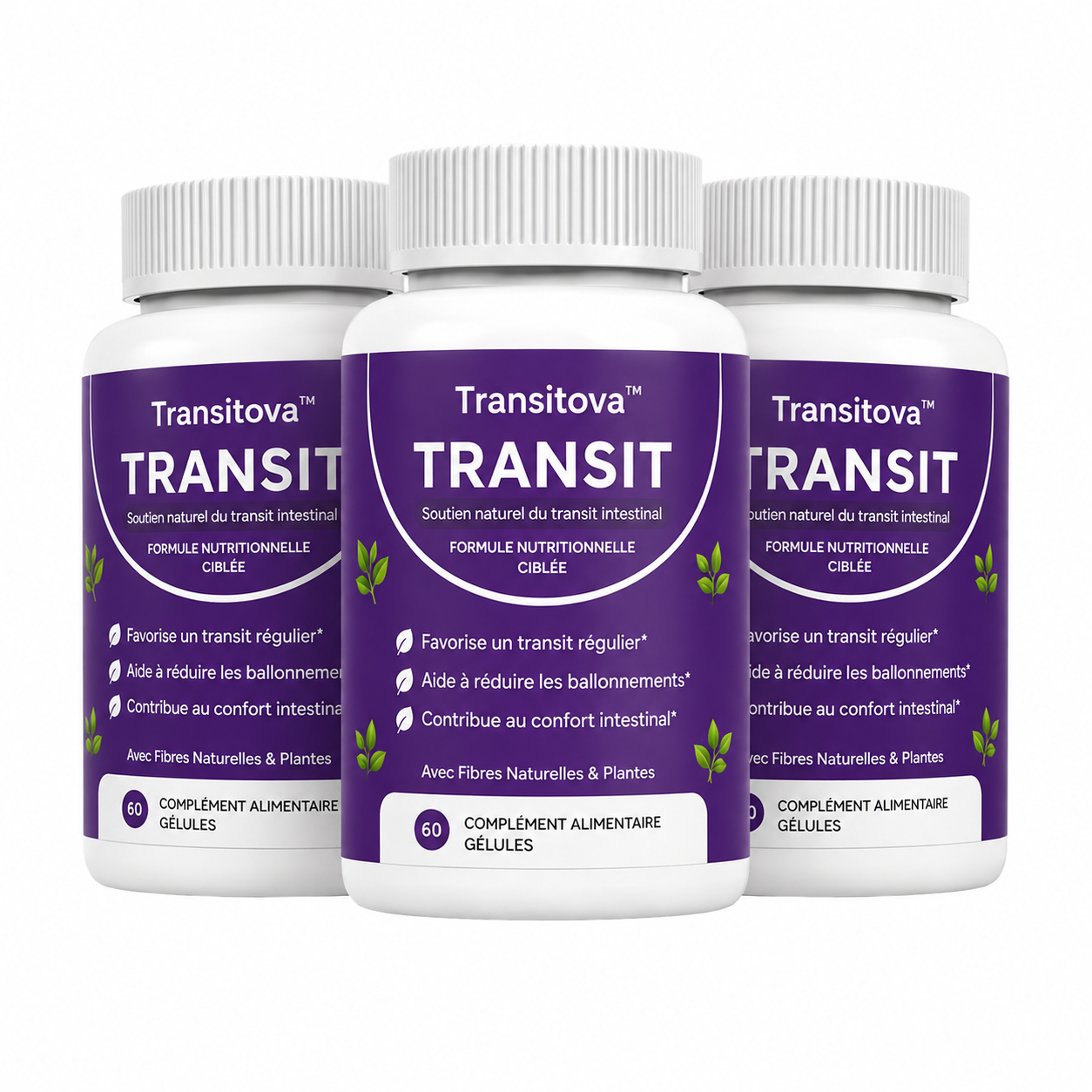 Transitova™ Gélules Transit Naturel | Débloquez votre intestin et retrouvez des selles régulières en 7 jours sans laxatif !
