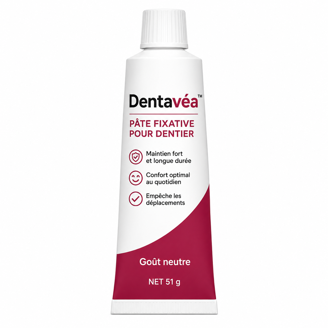 Dentavéa™ Pâte Fixative pour Dentier | Fixez votre dentier solidement et retrouvez un confort parfait en 5 minutes !
