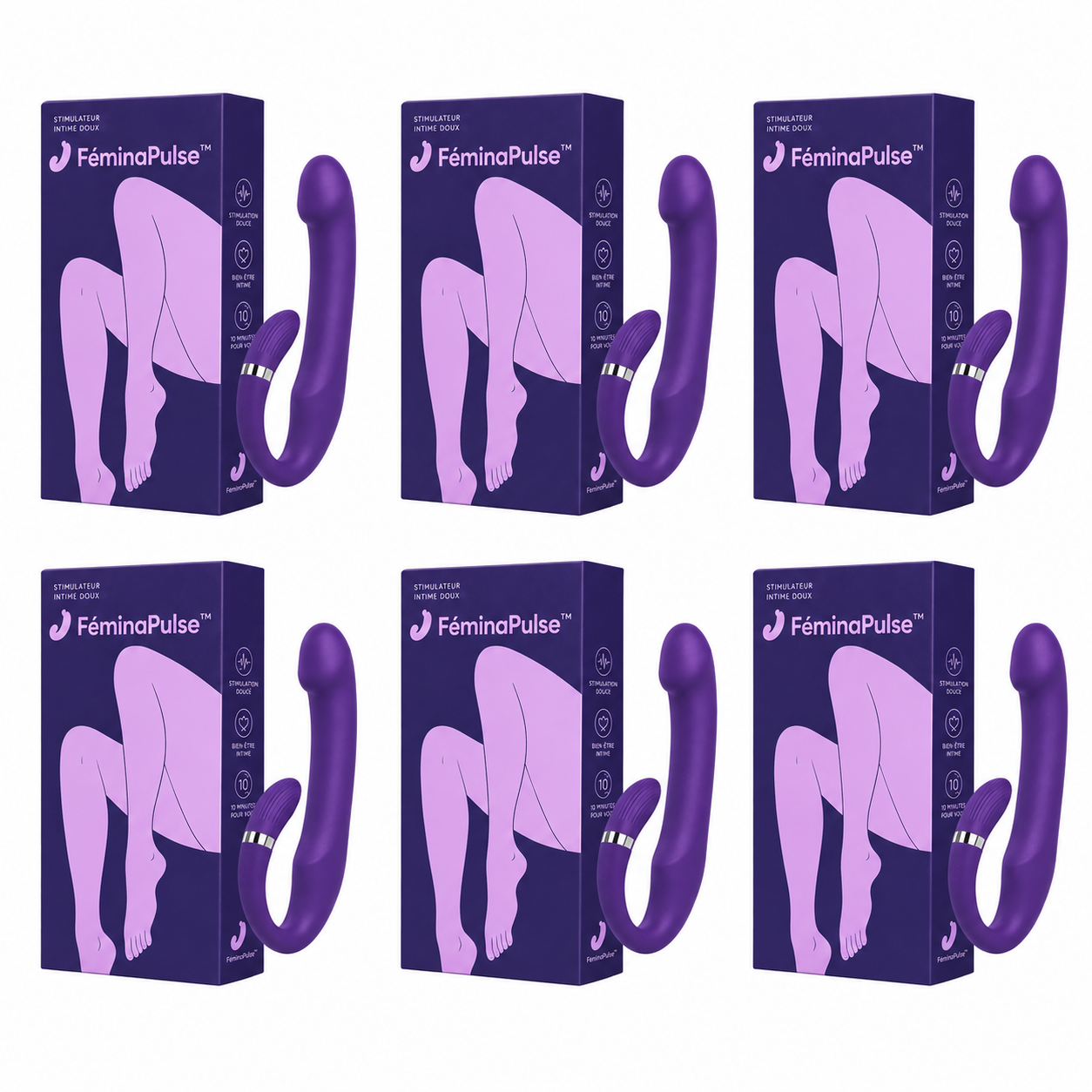 FéminaPulse™ Stimulateur Intime Doux | Réveillez votre désir et retrouvez le plaisir en 10 minutes, sans gêne ni pression !