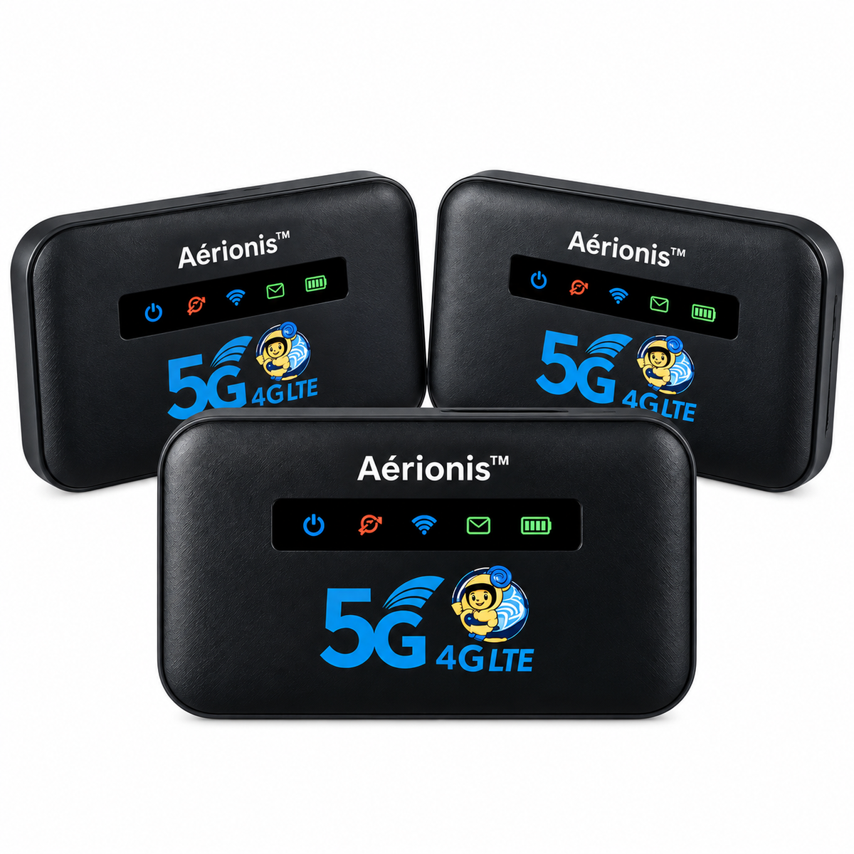 Aérionis™ Routeur Wi-Fi Mondial | Débloquez un internet ultra-rapide dans plus de 150 pays en moins de 5 secondes !