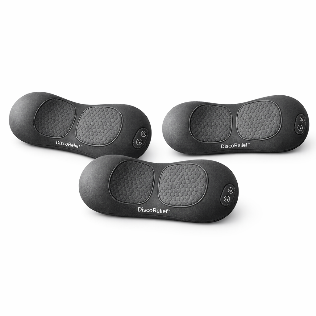 DiscoRelief™ Masseur Sciatique 3-en-1 | Stoppez la sciatique et libérez votre dos en 5 minutes par jour !