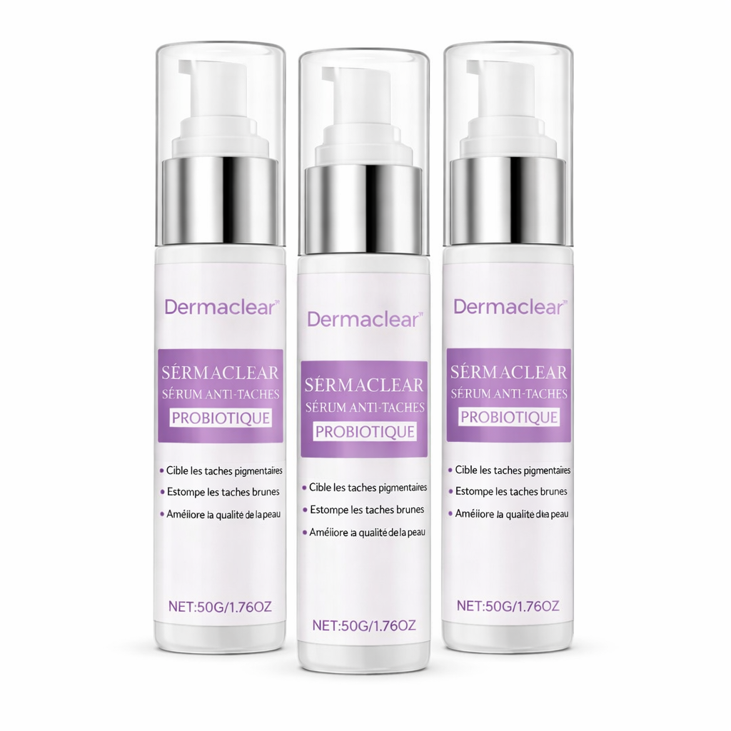 Dermaclear™ Sérum Anti-Taches Probiotique | Efface taches, marques et teint terne en 3 minutes !