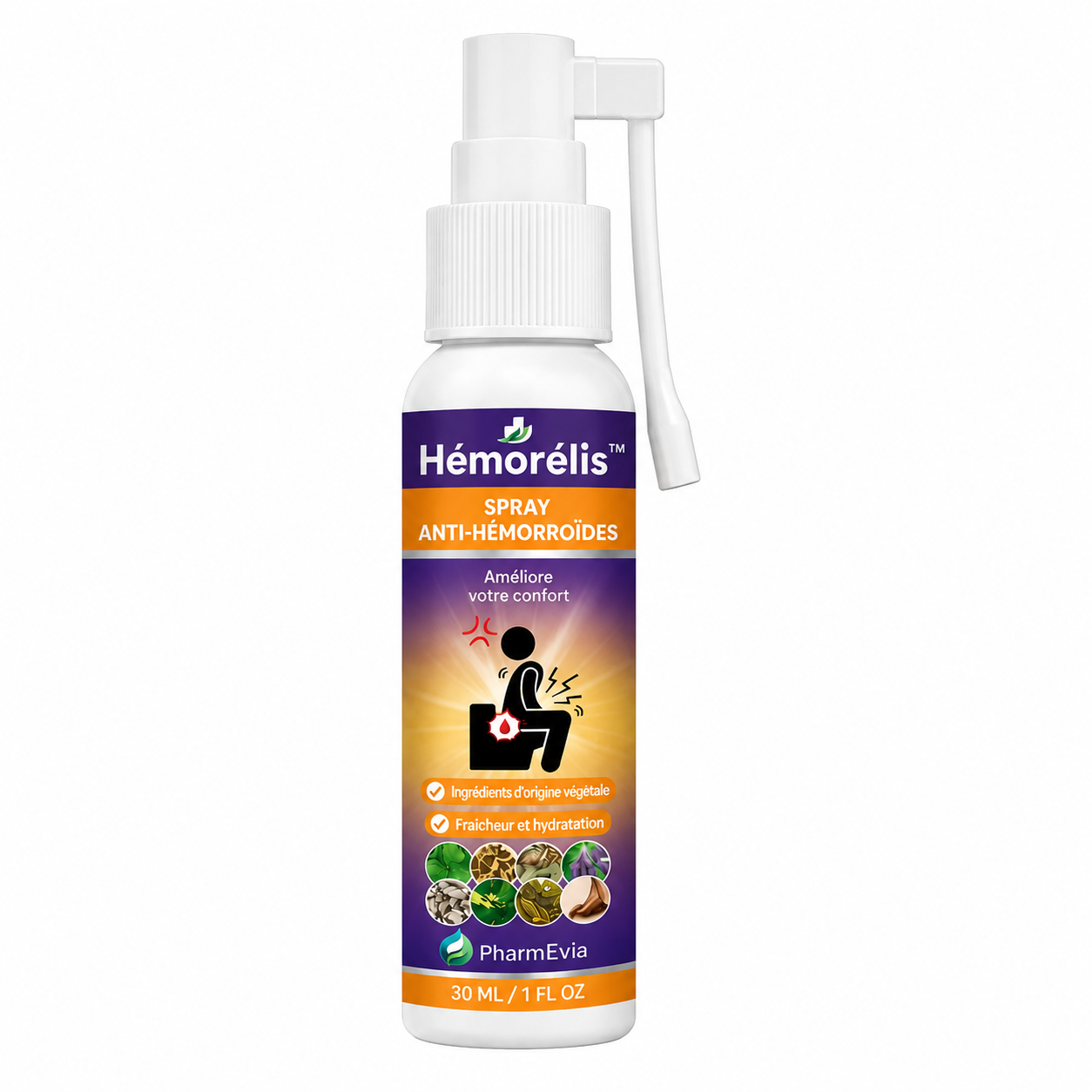 Hémorélis™ Spray Anti-Hémorroïdes | Éliminez les hémorroïdes dès la première application, sans pommade ni ordonnance !