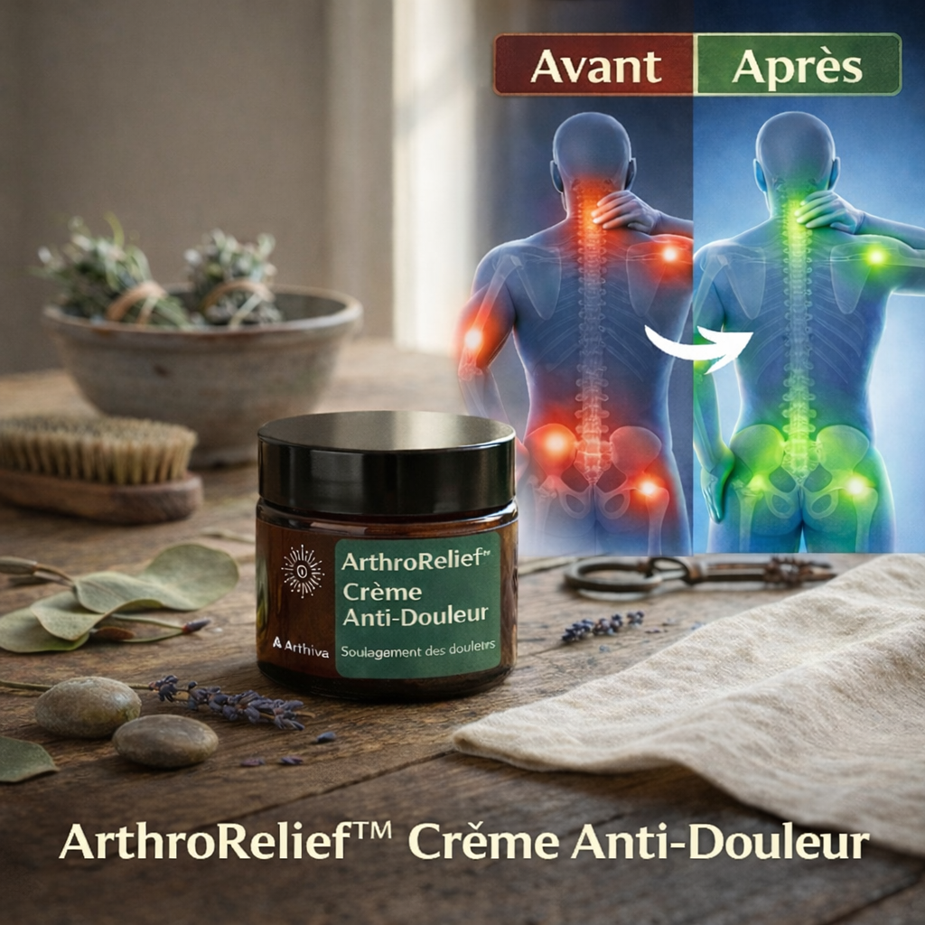 ArthroRelief™ Crème Anti-Douleur | Éliminez 97 % des douleurs articulaires en 3 minutes !