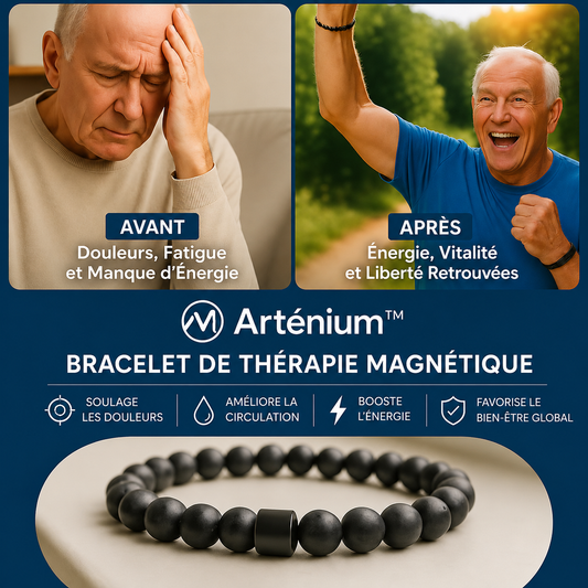 Arténium™ Magnetic Therapy Bracelet | Reduces joint and nerve pain by 87% — in just 72 hours!