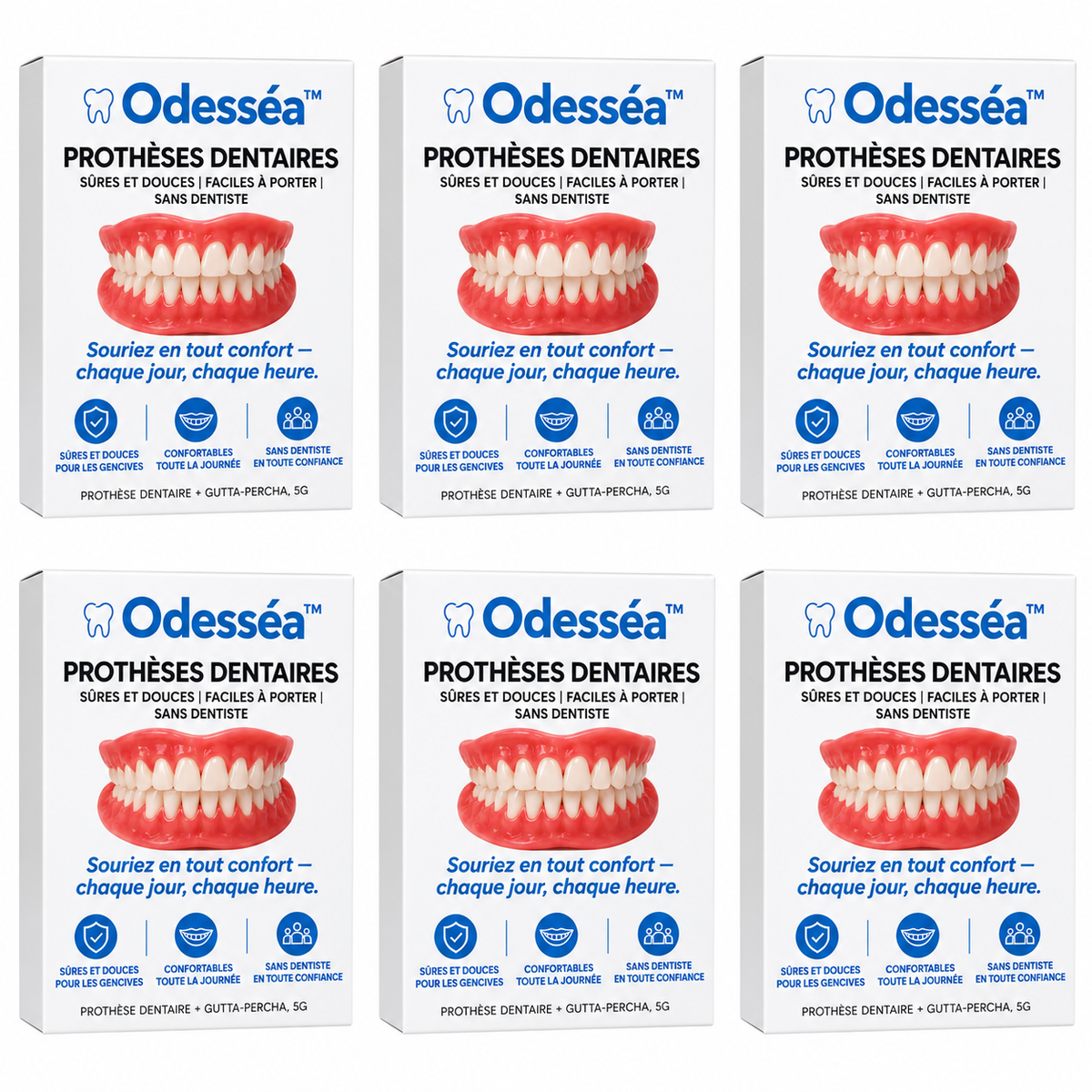 Odesséa™ Prothèses dentaires | Retrouvez votre sourire naturel en 3 minutes !