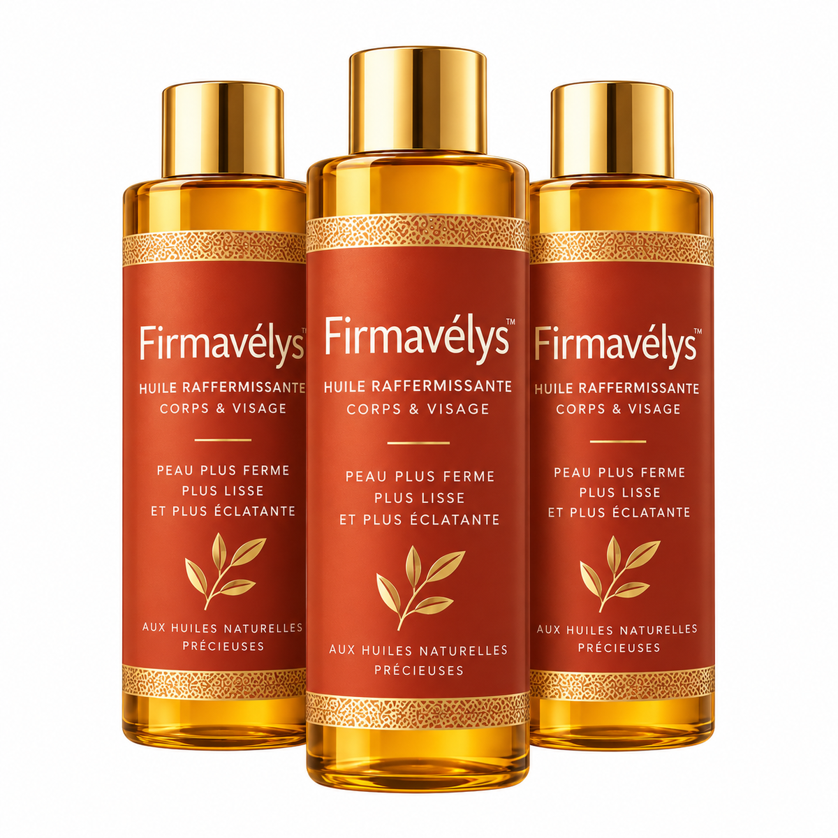 Firmavélys™ Huile Raffermissante Corps & Visage | Retend la Peau Flasque en 24h, Sans Aiguilles ni Chirurgie!