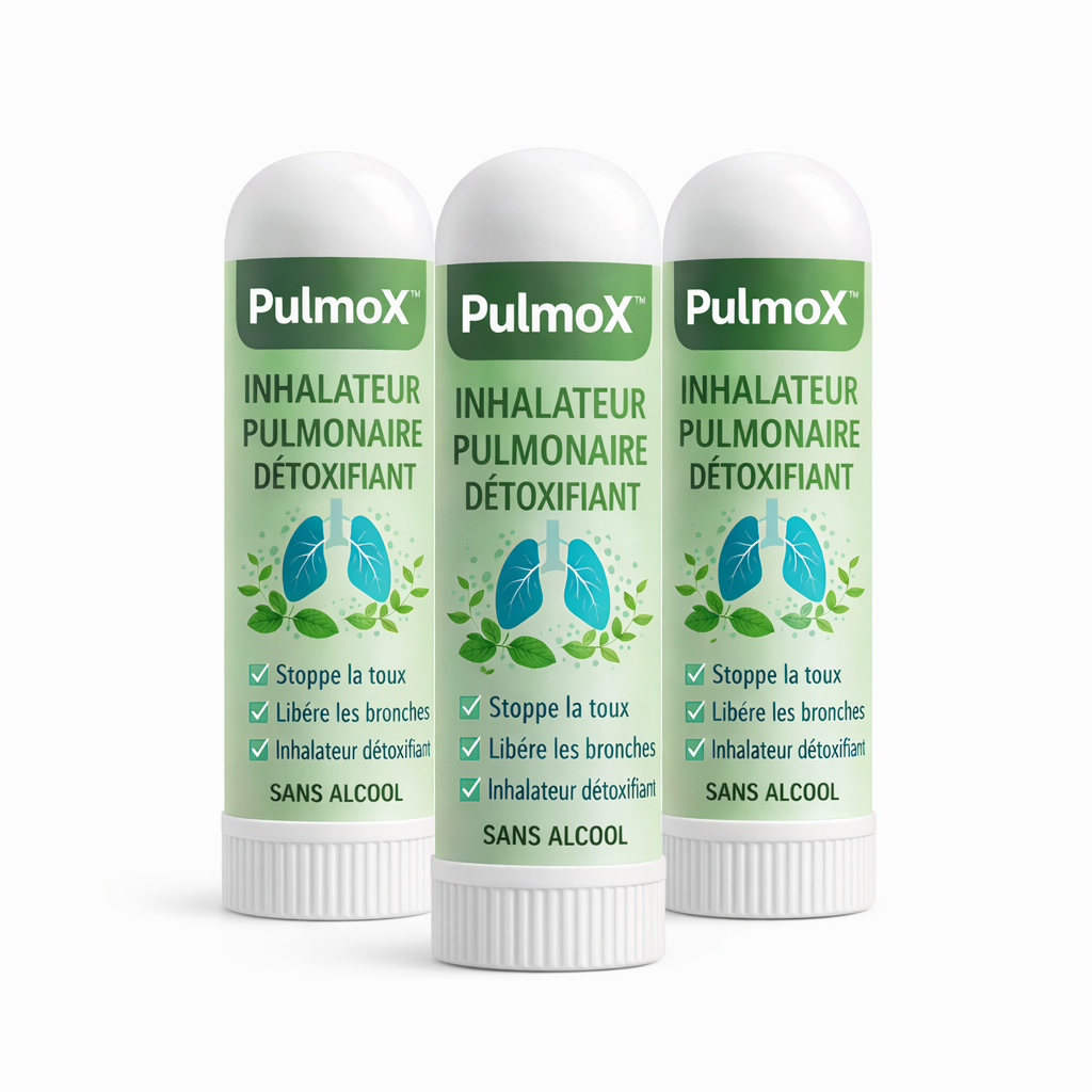 PulmoX™ Inhalateur Pulmonaire Détoxifiant | Détoxifiez vos poumons et respirez librement en 15 minutes !