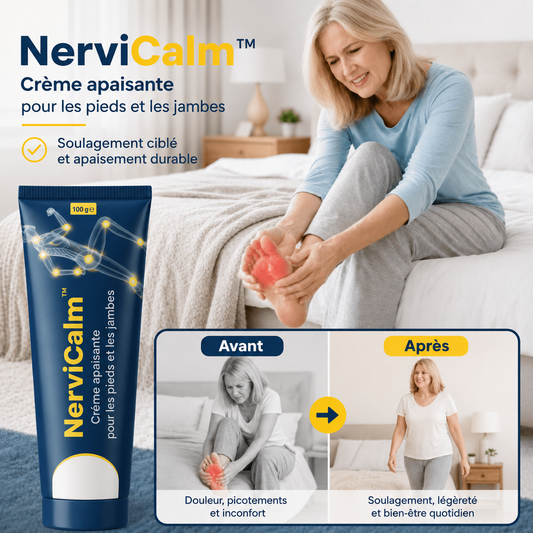 NerviCalm™ Crème Réparatrice des Nerfs | Apaisez brûlures, picotements et engourdissements en quelques jours !