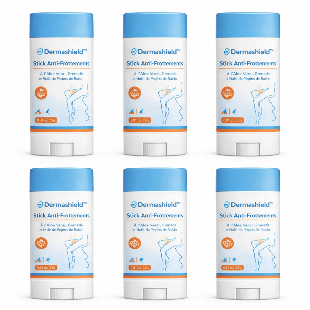 Dermashield™ Stick Anti-Frottements | Soulagez instantanément irritations et rougeurs en 2 minutes !