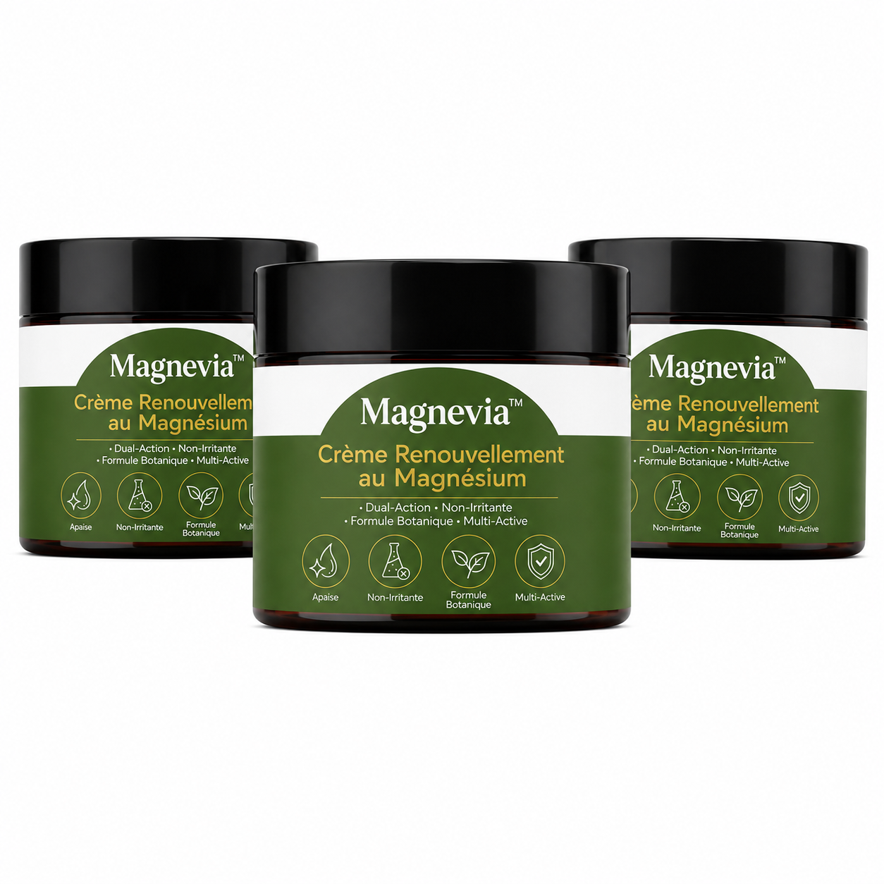 Magnevia™ Crème Renouvellement au Magnésium | Répare la peau, efface imperfections et apaise les plaques en 7 minutes !