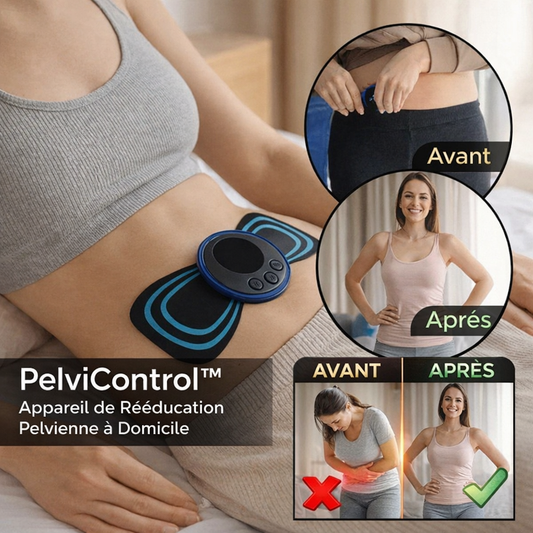 PelviControl™ Appareil de Rééducation Pelvienne à Domicile | Stoppez les fuites urinaires en 15 minutes par jour !
