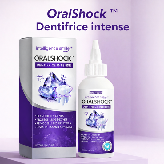 OralShock™ Dentifrice Intense | Répare vos gencives et sauvez vos dents en seulement 3 minutes !