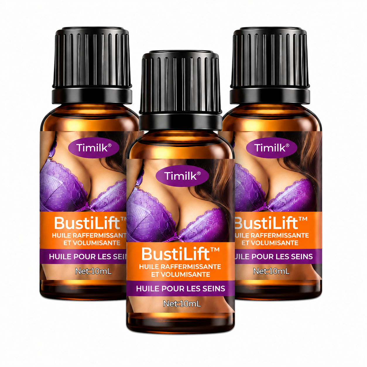 BustiLift™ Huile Sculptante Buste | Galbez et redonnez du volume à votre poitrine en 10 minutes !