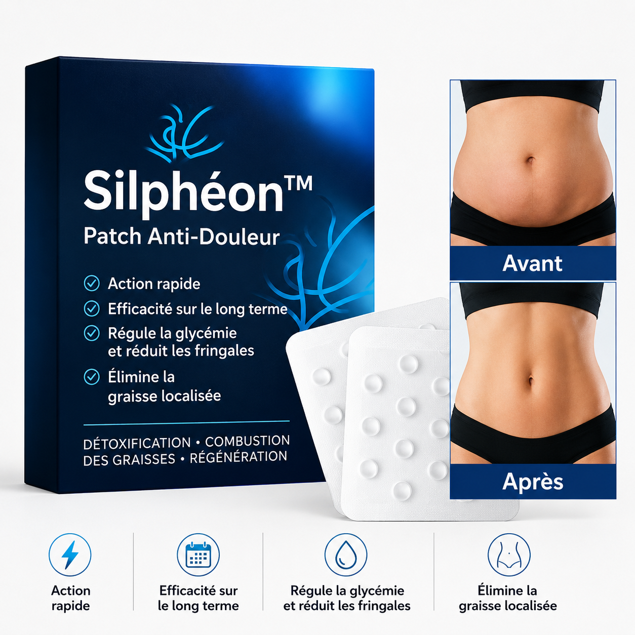 Silphéon™ Perles Brûle-Graisse Ultra-Puissantes | Éliminent 6 kg de graisse en 5 jours seulement!
