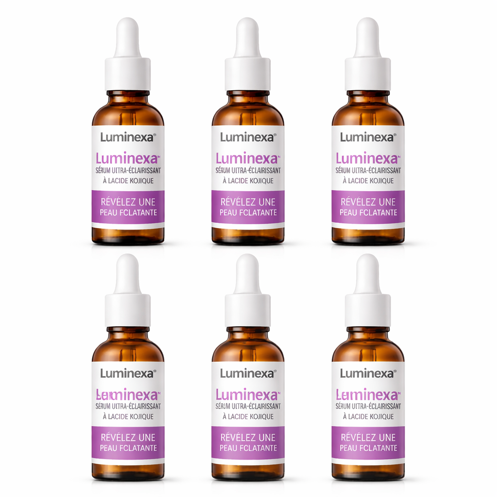 Luminexa™ Sérum Ultra-Éclaircissant à l’Acide Kojique | Efface vos taches brunes en 3 jours !