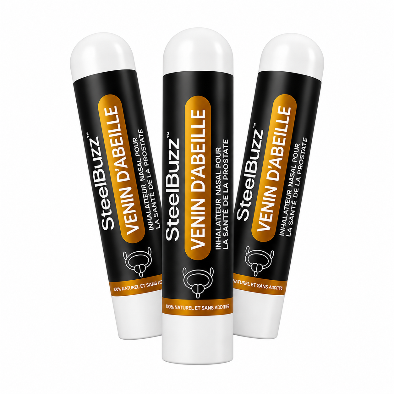 SteelBuzz™ Inhalateur au Venin d’Abeille | Obtenez une érection dure comme l’acier en quelques minutes !