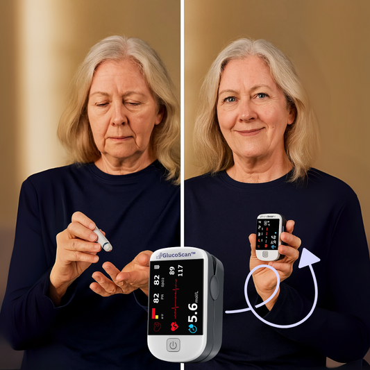 GlycoFree™ Capteur Glycémique Sans Aiguille | Contrôlez votre sucre en continu sans douleur!