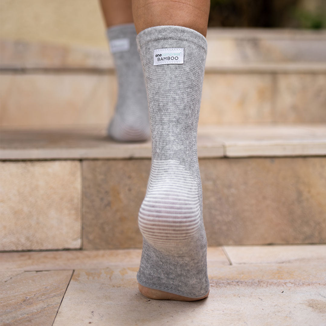 Manchons de pied en bambou anti-fatigue