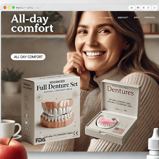 SmilePerfect™ Dentiers Premium Confort | Offrez-vous un sourire parfait instantanément!